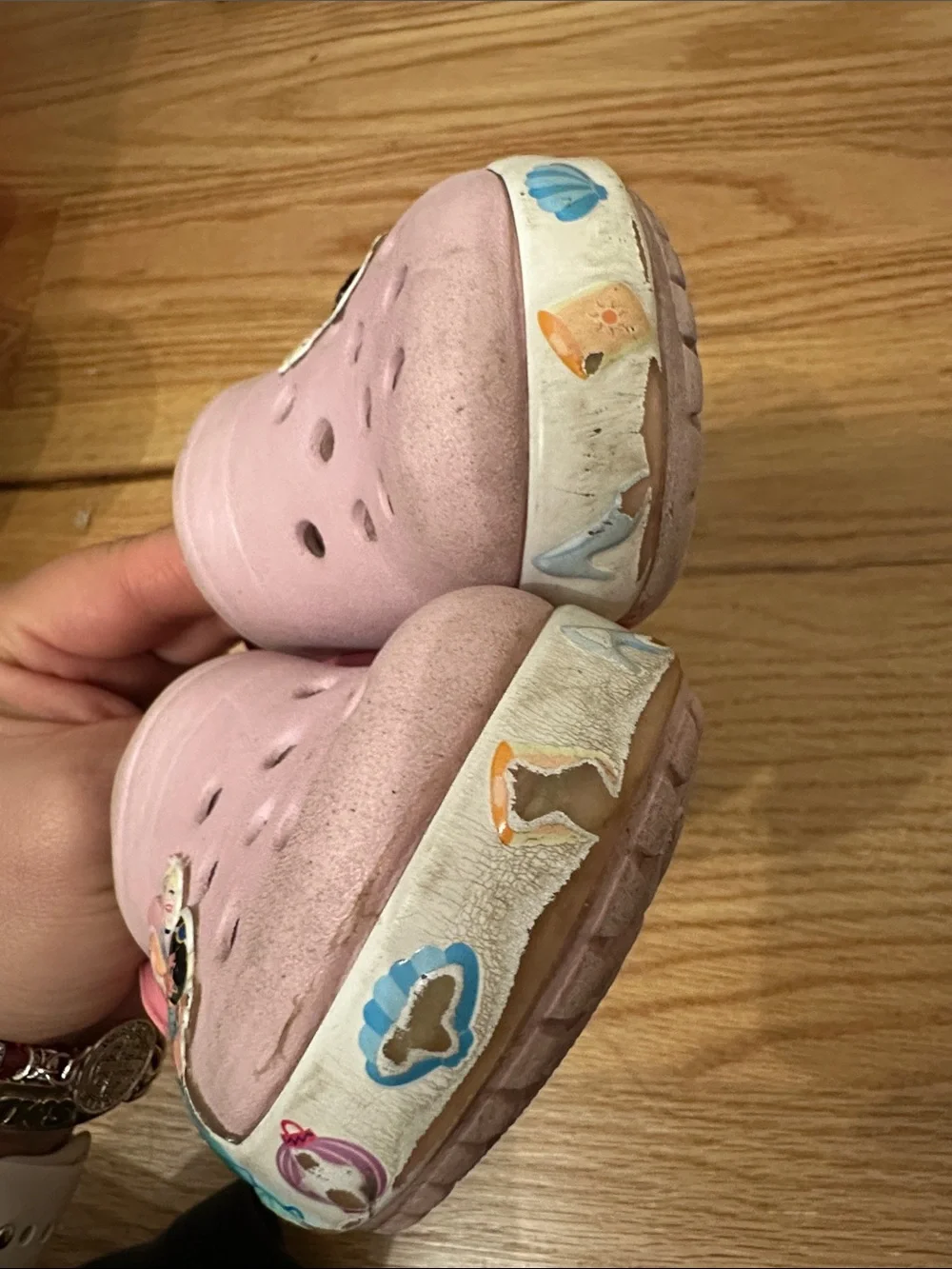 Girls' Pink Princess Clog Shoes - Kids